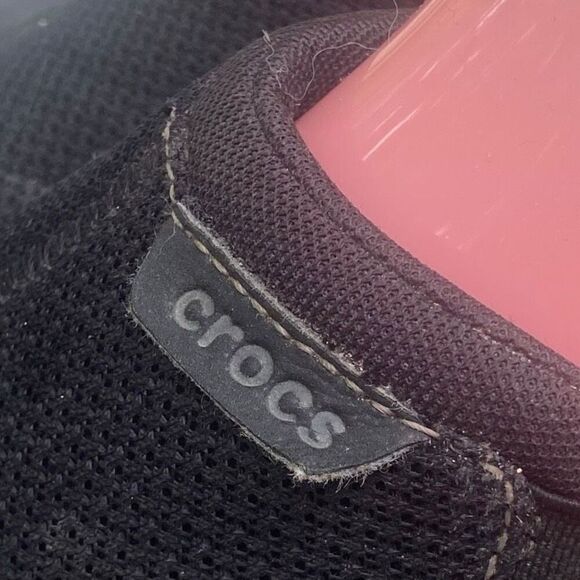 Crocs Swiftwater Mesh Moc Slip On shoes Men's Black Size 7/8 - Picture 6 of 10